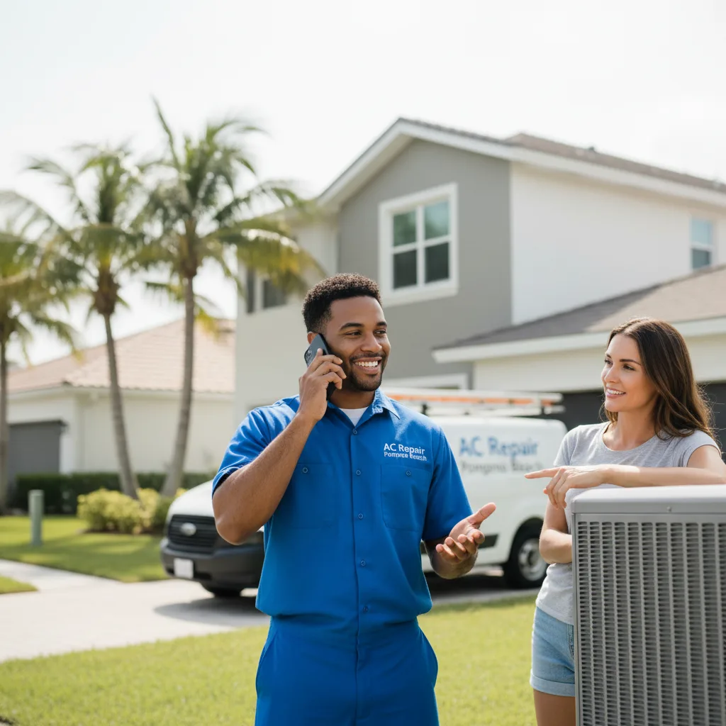 AC Repair Pompano Beach customer support in Jersey Village